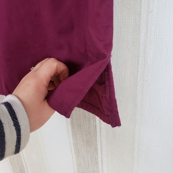 Dickies Short Sleeved Scrub‎ Top Shirt Maroon Size Extra Small - Picture 6 of 8